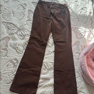 Old Navy Women’s High Rise Pixie Flare Chocolate Pants